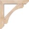 Ekena Millwork Legacy Slat Smooth Bracket w/ Offset Brace, Douglas Fir, 5 1/2"W x 26"D x 26"H BKT0604X26X26LEC06SDF - alternate 4